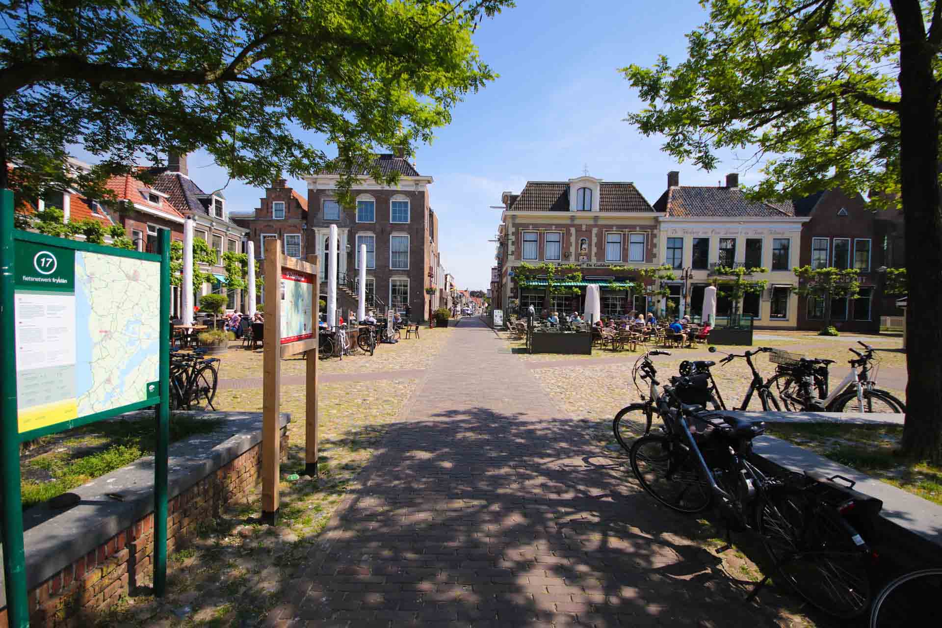 Workum stadsbeeld Workum binnenstad