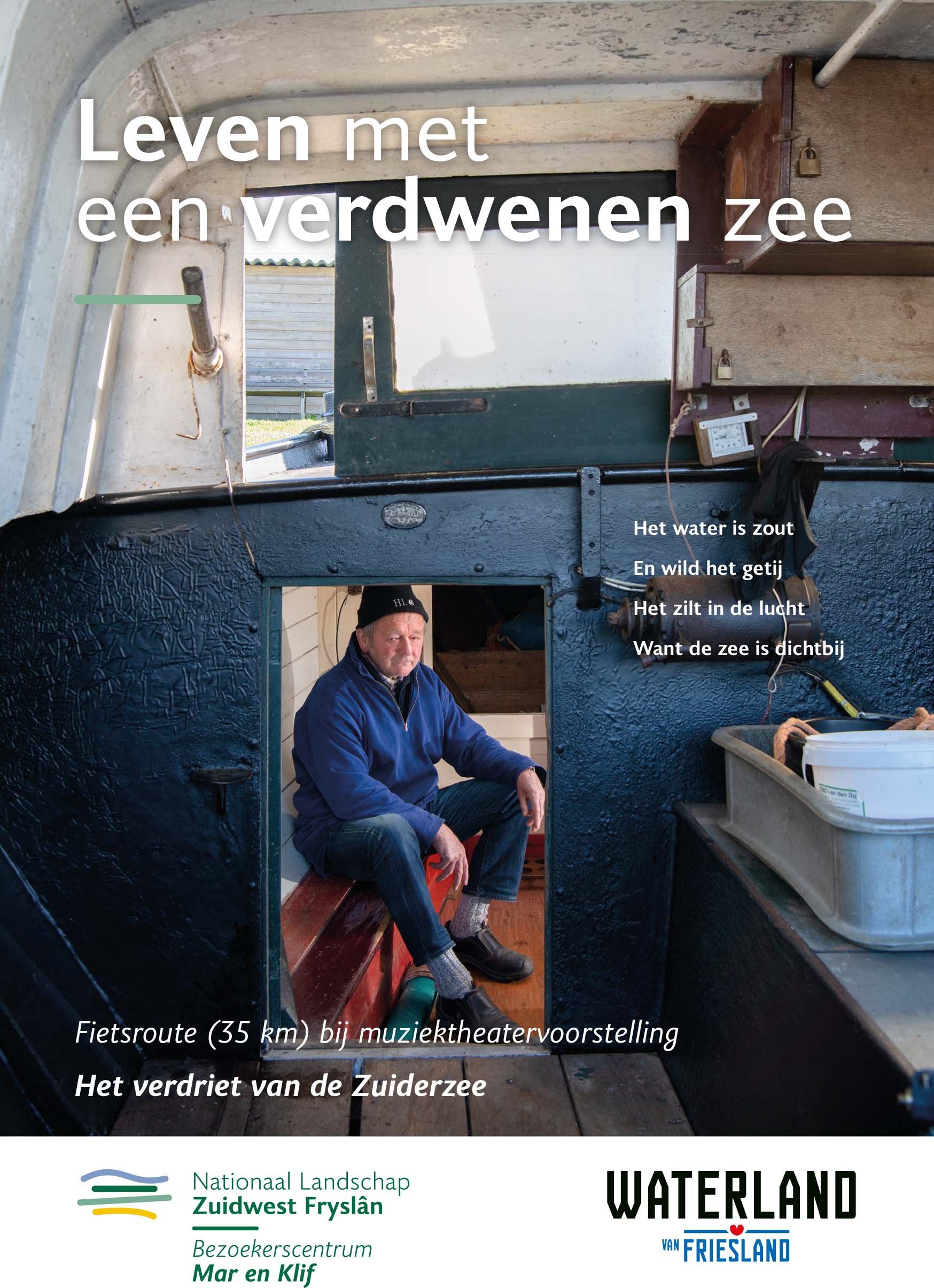 fietsroute leven met een verdwenen zee - het verdriet van de zuiderzee