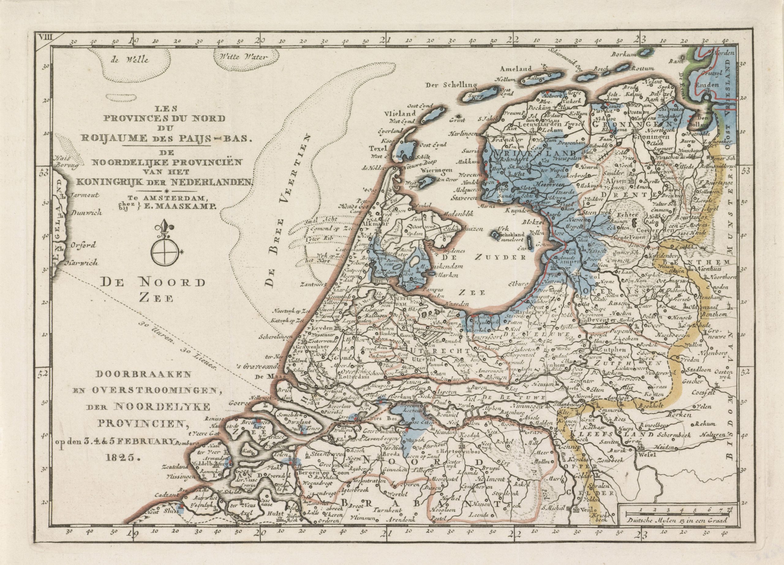 Kaart Watersnood Nederland - E_Maaskamp Kaart Watersnood Nederland - E_Maaskamp