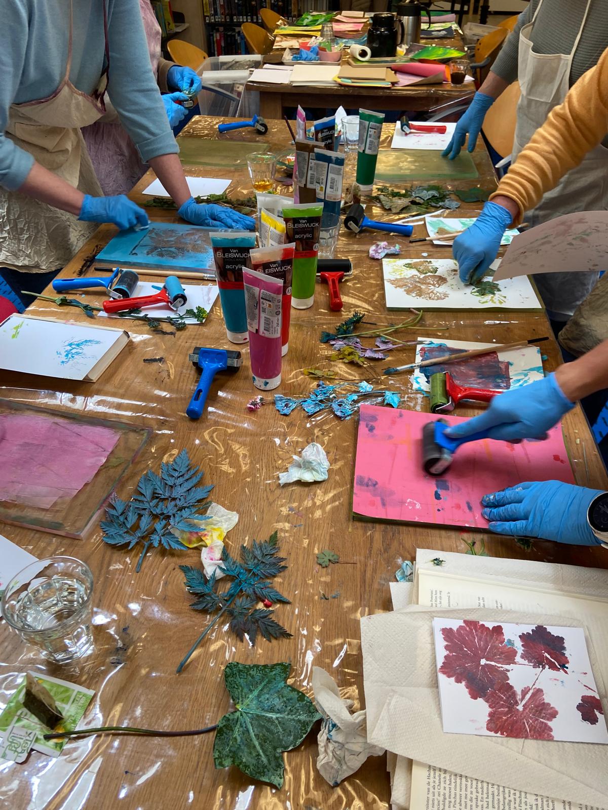 Maakplaats: Workshop prints maken met Gelli Plates