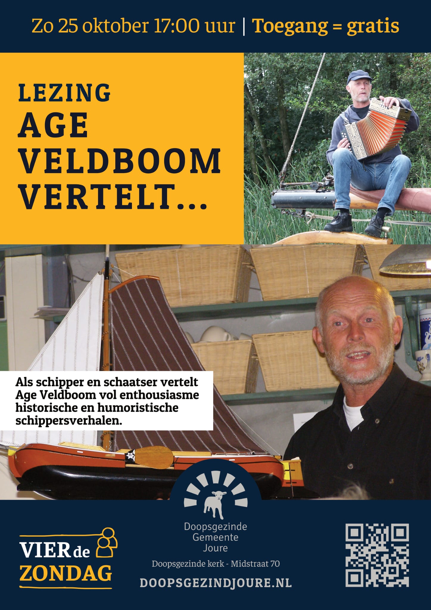 Lezing, Age Veldboom vertelt…